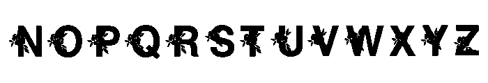 Rosebd Regular Font UPPERCASE