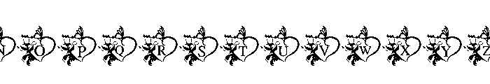 Roseheart Valentine Font LOWERCASE