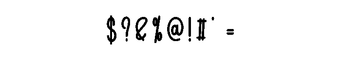Roselia Font OTHER CHARS