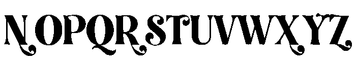 Roselique Font UPPERCASE
