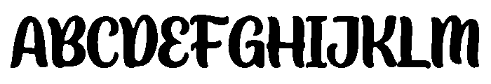 Roselunia Script Font UPPERCASE