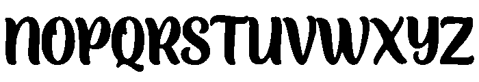 Roselunia Script Font UPPERCASE
