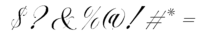 Roselvine Greetings Regular Font OTHER CHARS