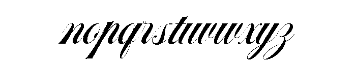 Roselvine Greetings Regular Font LOWERCASE