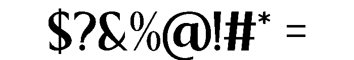 Rosely Font OTHER CHARS