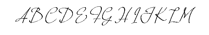 Roselya1 Font UPPERCASE