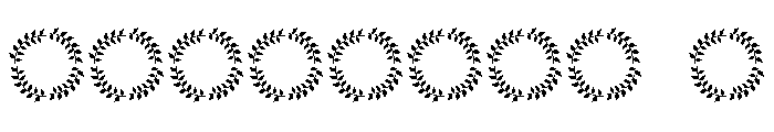 Rosenthal Monogram Font OTHER CHARS