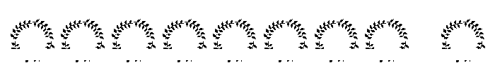 Rosenthal Split Monogram Font OTHER CHARS