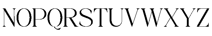 Rosery Regular Font UPPERCASE