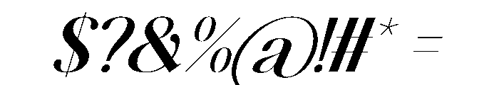 Roses Garden Italic Font OTHER CHARS