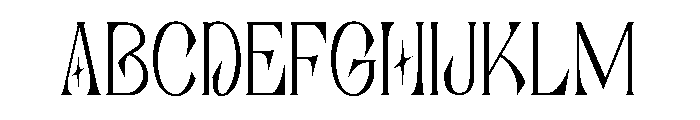 Rosetaen Font UPPERCASE