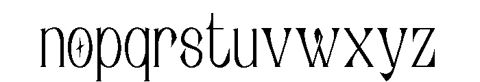 Rosetaen Font LOWERCASE