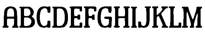 Rosetica Slab Font UPPERCASE