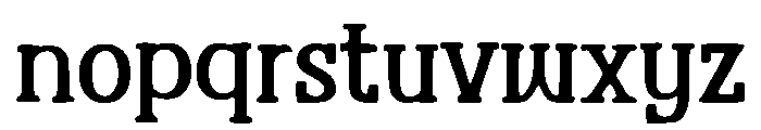 Rosetica Slab Font LOWERCASE