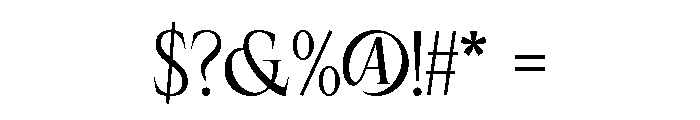 Rosevine BASE Font OTHER CHARS