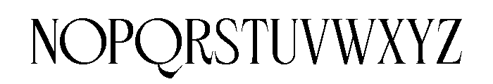 Rosevine BASE Font UPPERCASE