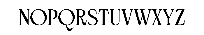 Rosevine BASE Font LOWERCASE