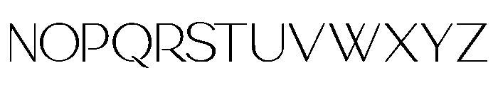 Rosewater Font UPPERCASE