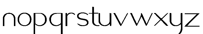 Rosewater Font LOWERCASE