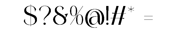 Rosgra-Regular Font OTHER CHARS