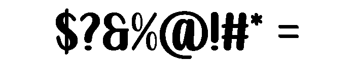 Rosiana Sunday Regular Font OTHER CHARS