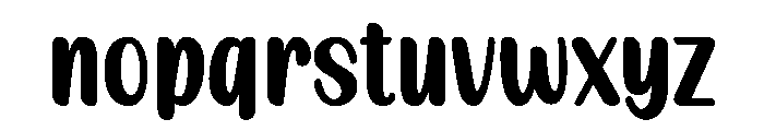Rosiana Sunday Regular Font LOWERCASE