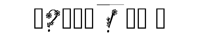 Rosie Regular Font OTHER CHARS