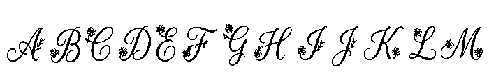 Rosie Regular Font UPPERCASE