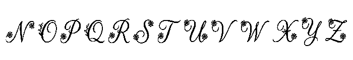 Rosie Regular Font LOWERCASE