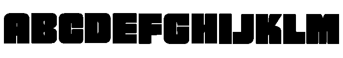 Roskar Font UPPERCASE