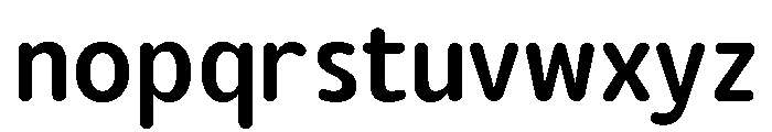 Rosmie-SemiBold Font LOWERCASE