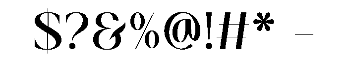 Rosse Rossa Font OTHER CHARS
