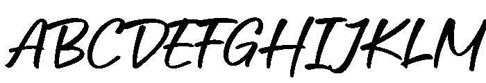 Roster York Regular Font UPPERCASE