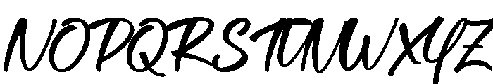 Roster York Regular Font UPPERCASE