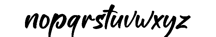 Roster York Regular Font LOWERCASE