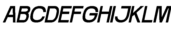 Rosvelle Italic Font UPPERCASE