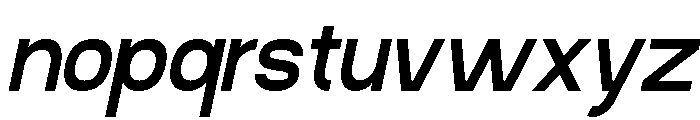 Rosvelle Italic Font LOWERCASE