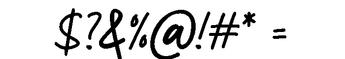 Rosvera Font OTHER CHARS