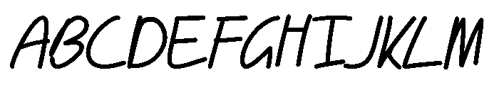 Rosvera Font UPPERCASE