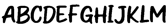 Rosy_Brown Font UPPERCASE