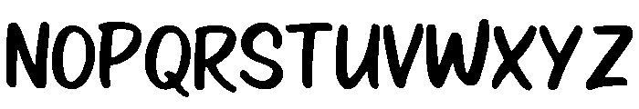 Rosy_Brown Font UPPERCASE