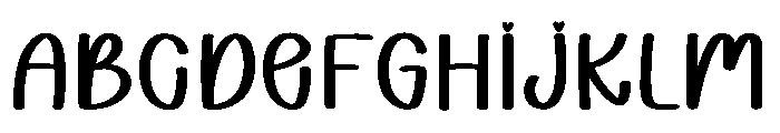RosyLove Font UPPERCASE