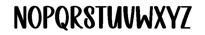 RosyTale Font UPPERCASE