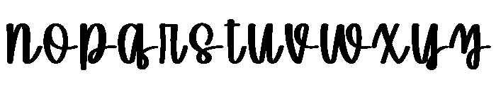RosyTale Font LOWERCASE