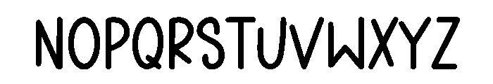 Rosy Font LOWERCASE