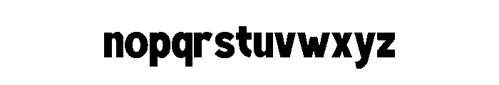 Rotak-Regular Font LOWERCASE