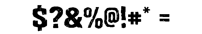 Rotstamp Font OTHER CHARS