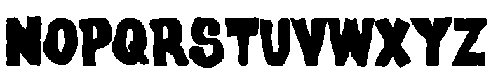 Rotten Flesh Font UPPERCASE