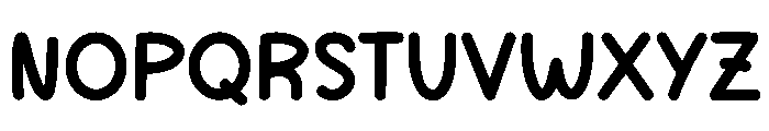 Rotten Ground Font UPPERCASE