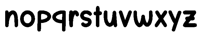 Rotten Ground Font LOWERCASE